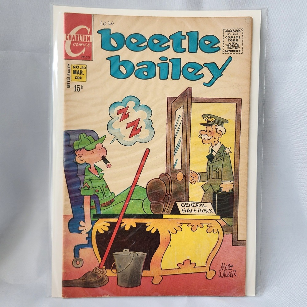 Beetle‎ Bailey Charlton Comics No. 80 March 1973 Vintage Collectible Mort Walker